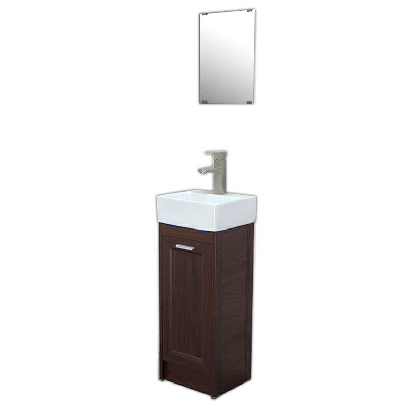 【送料無料】幅35cmミラー水栓排水付白手洗器木目柄トイレ床置き収納セットAmbestVN733A洗面器手洗い鉢収納組立完成品防水洗面ボール洗面シンク収納洗面台新築改築建て替えリフォーム水まわり
