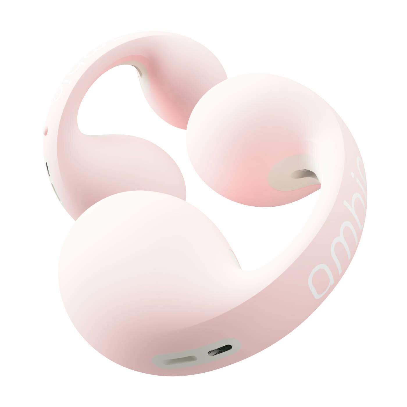 ambie sound earcuffs （アンビー サウンド イヤカフ）AM-TW01 Baby Pink　耳をふさがないイヤホン 完全ワイヤレス