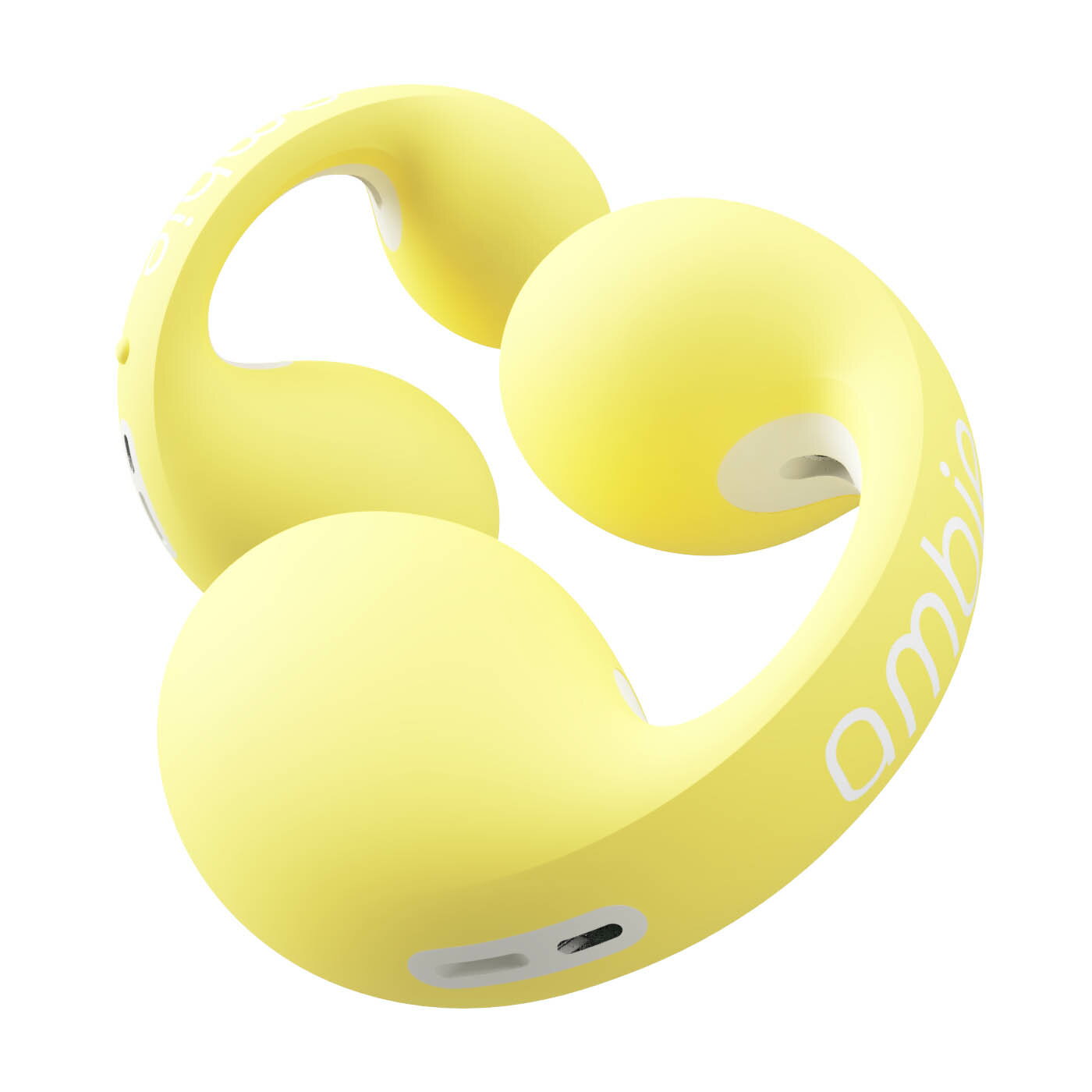 ambie sound earcuffs （アンビー サウンド イヤカフ）AM-TW01 Lemon Sorbet 耳をふさがないイヤホン 完全ワイヤレス