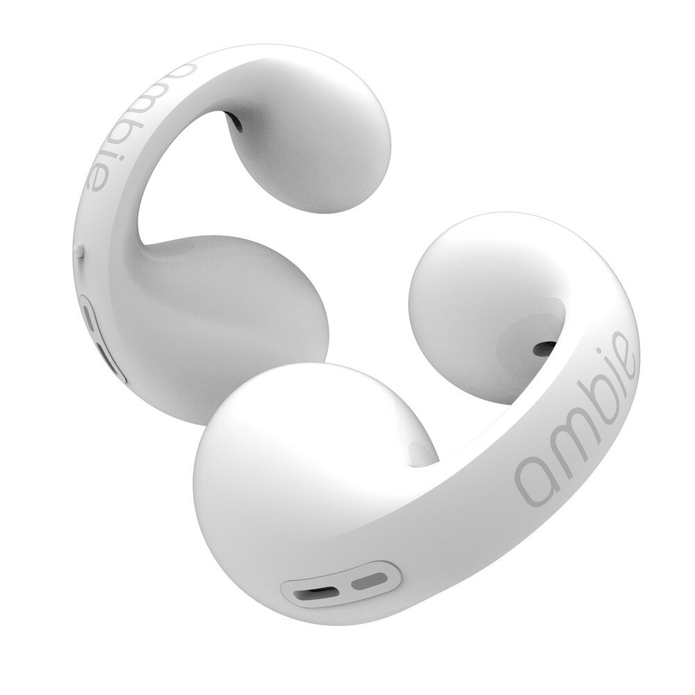 ambie sound earcuffs （アンビー サウンド イヤカフ）AM-TW01 WHITE　耳をふさがないイヤホン 完全ワイヤレス