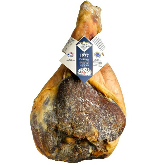 Raw Ham - 【スペインの骨付き代品に！】 ジャンボン・ド・バイヨンヌIGP　骨付　12カ月熟成　約8kg(不定貫5800円[税込]/kgで再計算)