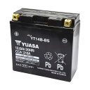 YT14B-BS 台湾 yuasa ユアサ バイク 用 バッテリー 液入り充電済 オートバイ YT14B-4 GT14B-4 GS ユアサ 互換 【 制御弁式 傾斜搭載不可 横置き不可 PL保険 付き 】 YT14BーBS 送料無料