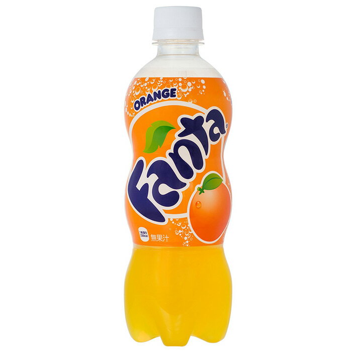 商　品　説　明 商品名 ファンタオレンジ 500mlPET 入り数 500mlPET×24本（1ケース） ブランド ファンタ 商品Janコード 4902102076395 ケースJanコード 4902102076401 原材料 果糖ぶどう糖液糖、オレンジ果汁、 オレンジエキス、香料、酸味料、ビタミンC、 カロチン色素、甘味料(ステビア) 栄養成分 （100ml当り） エネルギー:46kcal たんぱく質:0g 脂質:0g 炭水化物:11.5g ナトリウム:4〜8mg ビタミンC:33mg 賞味期限 メーカー製造日より5ヶ月 注意 ●この商品にメーカーからの直送です。配送業者は「日本郵便」となります。 ●リニューアル等で、パッケージ・内容など予告なく変更される場合がございます。 ●出荷時には万全のチェックをしておりますが、特に缶製品などは、現状の配送状況では、多少の輸送時の凹みは避けられませんので、ご了承ください。 ●商品に関するお問い合わせは下記になります。 　日本コカ・コーラ株式会社 　〒150-0002 　東渋谷区渋谷4-6-3 　0120-30-8509