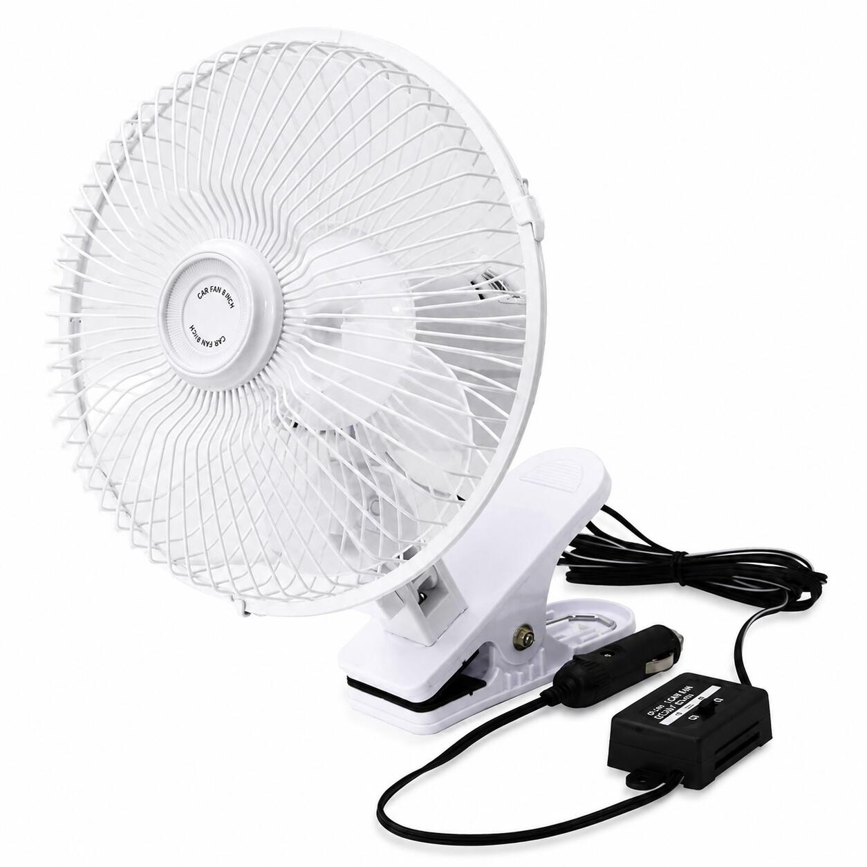 乐天商城 - 【ランキング受賞！】 CF-200 メルテック meltec 大自工業 カーファン 200mm DC24V車用 強力涼風 (風量2階調節・クリップ/ビス固定・首振り機能付き(約60度)) 送料無料