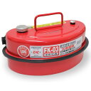 FK-03 メルテック meltec 大自工業 ガソリン携行缶 3L レッド 消防法適合品 KHK 亜鉛メッキ鋼板 鋼鈑厚み0.7mm 送料無料