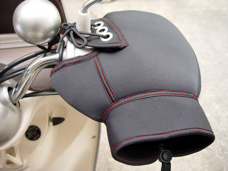 バイクハンドルカバー WNHC-03 フリーサイズ ネオプレーン 【 大阪繊維資材 OSS 】 スクーター スクータ オートバイ 送料無料