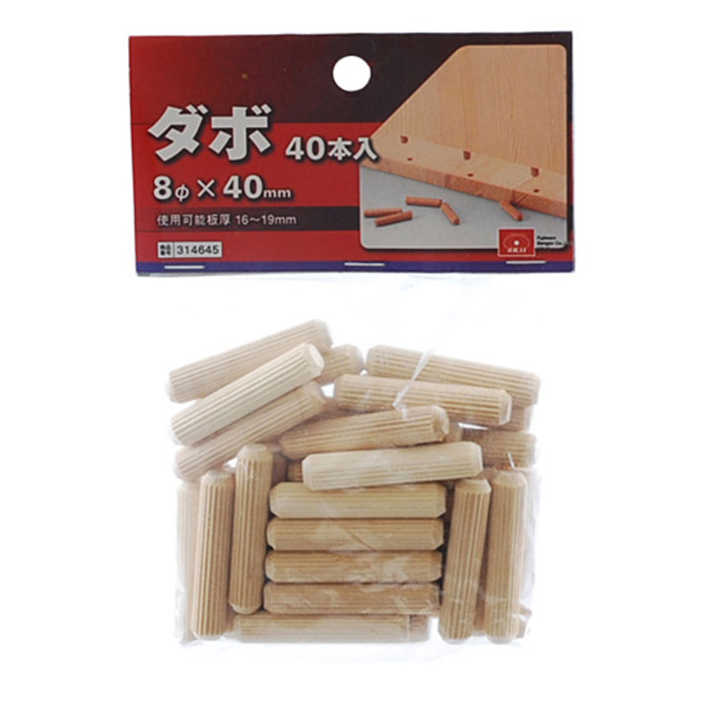 乐天商城 - SK11 ダボ 40本入 8X40mm