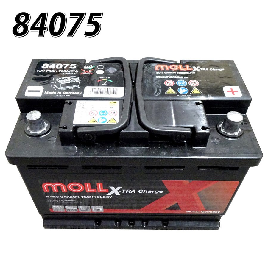 モル バッテリー MOLL 840-75 84075 【 旧品番 830-75 】 車 自動車 欧州車 外車用