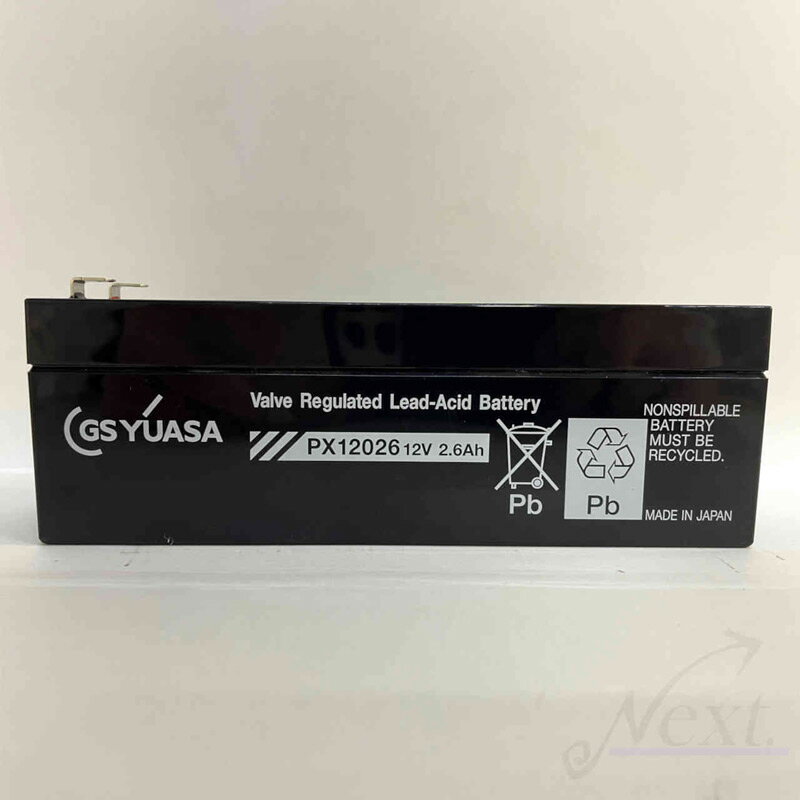 PX12026 GS ユアサ 小形制御弁式鉛蓄電池 ジーエスユアサ PXシリーズ バッテリー 12V / UPS / 無停電電源 / CATV / エレベータ 防災 防犯システム機器 / 非常 灯 送料無料