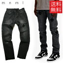 yzmnml D112 FLEUR fj pc M[tBbg ubN/ubN / DENIM PANTS Black/Black ~j}