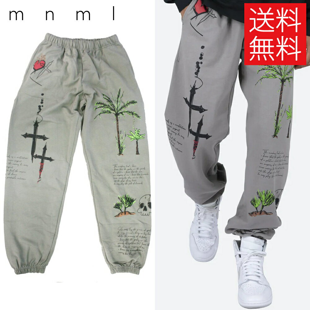 Rakuten - 【送料無料】mnml BEACH スウェットパンツ グレー 灰 SWEATPANTS Grey ミニマル