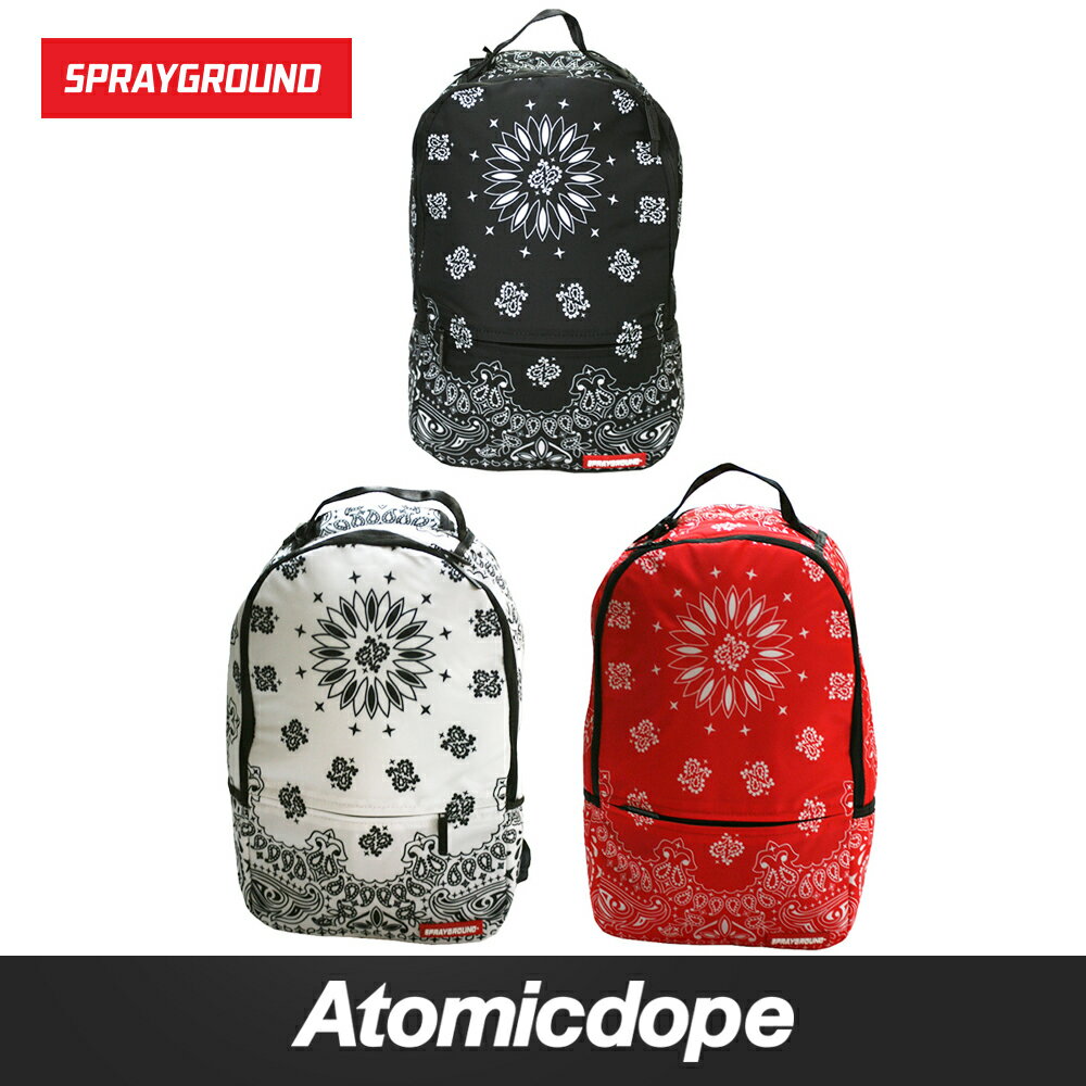 【送料無料】SPRAYGROUND BANDANA バックパック ペイスリー 鞄 総柄 BACKPACK Paisley スプレイグラウンド