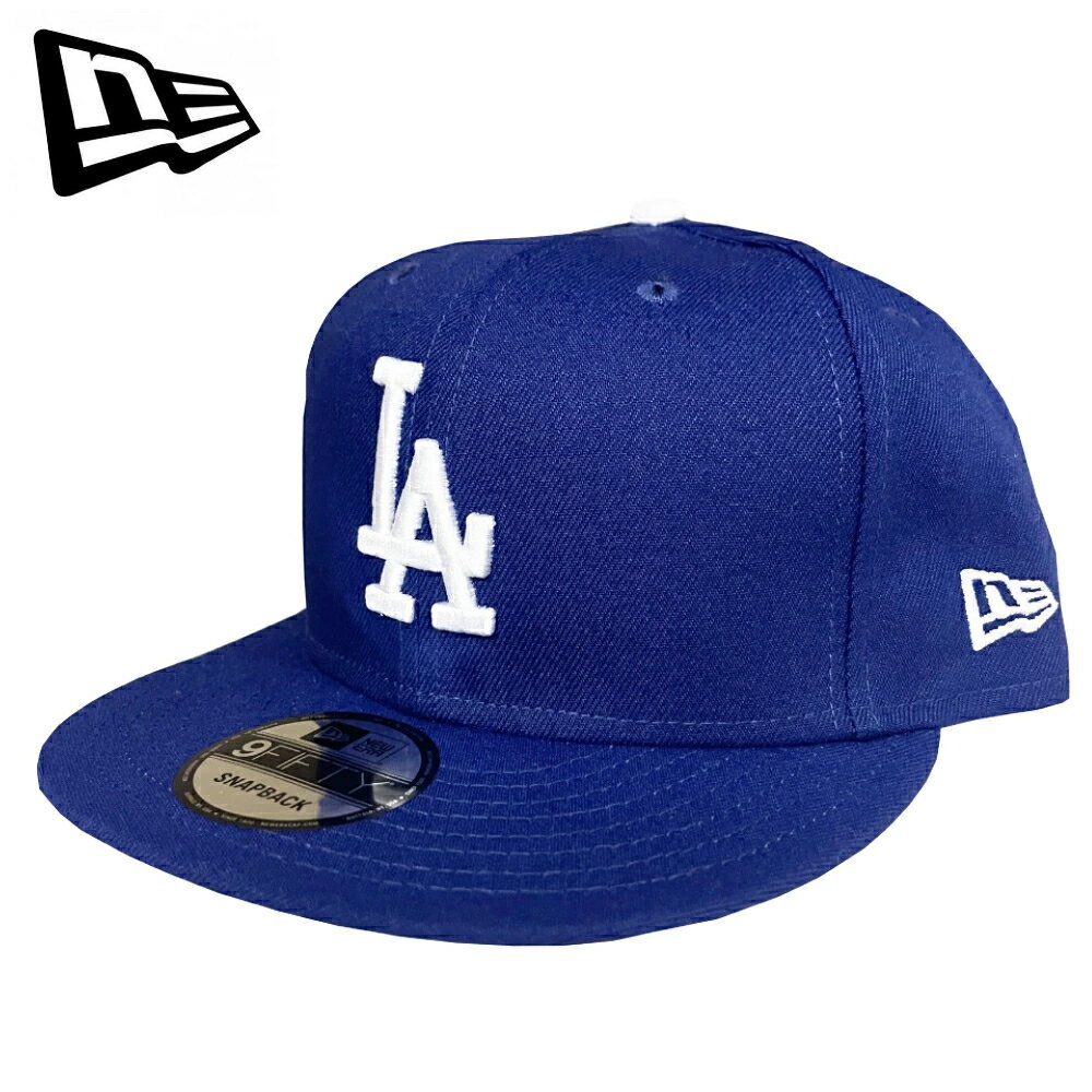 NEW ERA ニューエラ US規格 海外仕様 MLB LA Los Angeles Dodgers ロサンゼルス・ドジャース BASIC SNAPBACK CAP 9FIFTY 950 スナップバックキャップ BLUE ブルー 青 フリーサイズ メンズ レディース 男女兼用