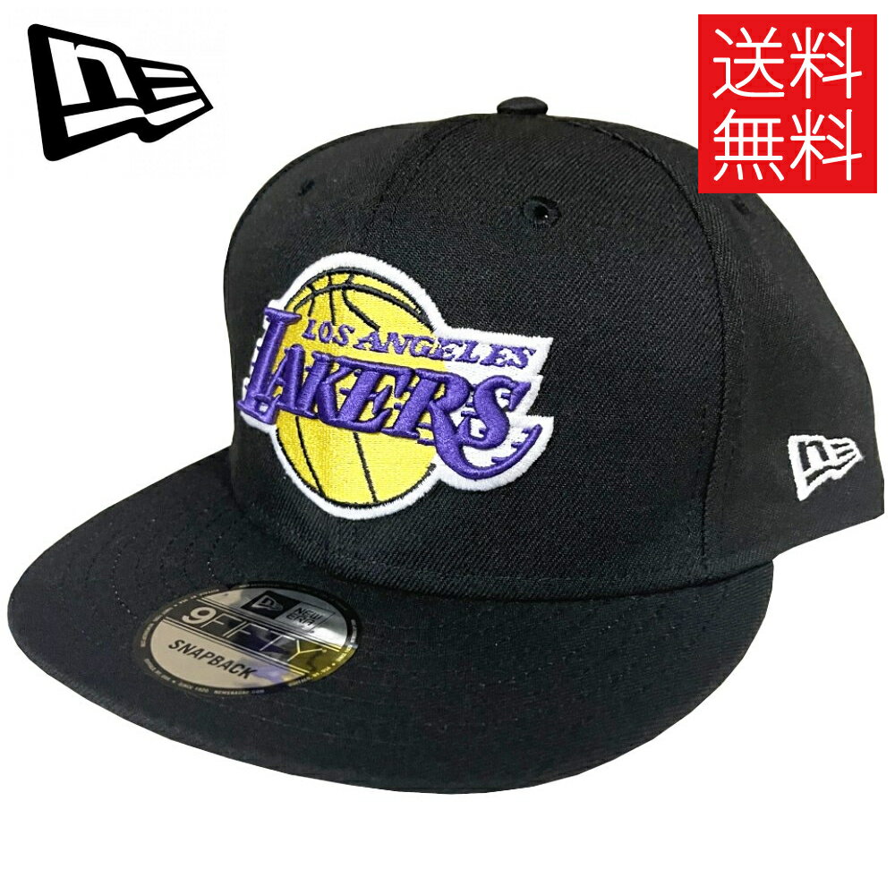 [무료 배송] NEW ERA 뉴 에라 US 규격 해외 사양 NBA20 Los Angeles Lakers 로스 앤젤레스 레이커스 SNAPBACK CAP 9FIFTY 950 스냅 백 캡 BLACK 블랙 블랙 프리 사이즈 맨즈 레이디스 남녀 겸용