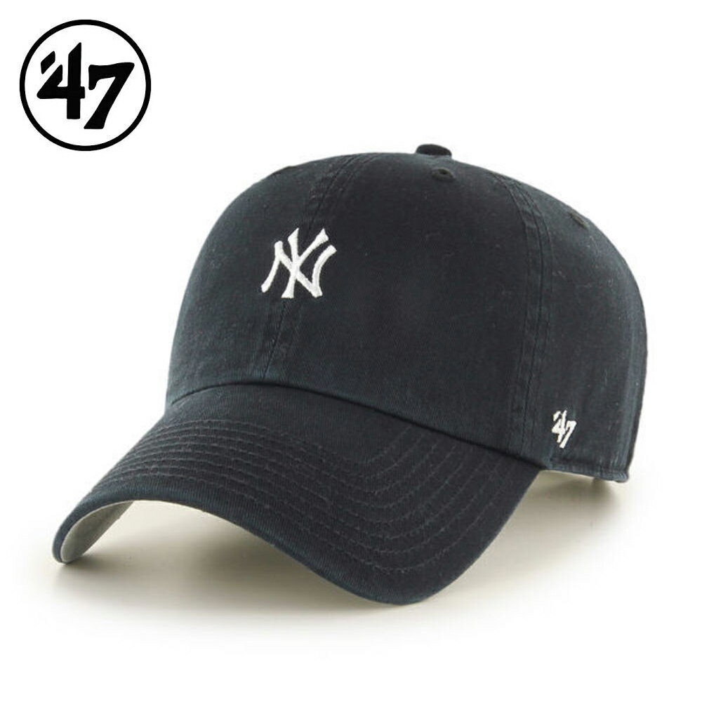 '47 NY Yankees Base Runner CLEAN UP ローキャップ ヤンキース ベースランナー クリーンナップ ブラッ..