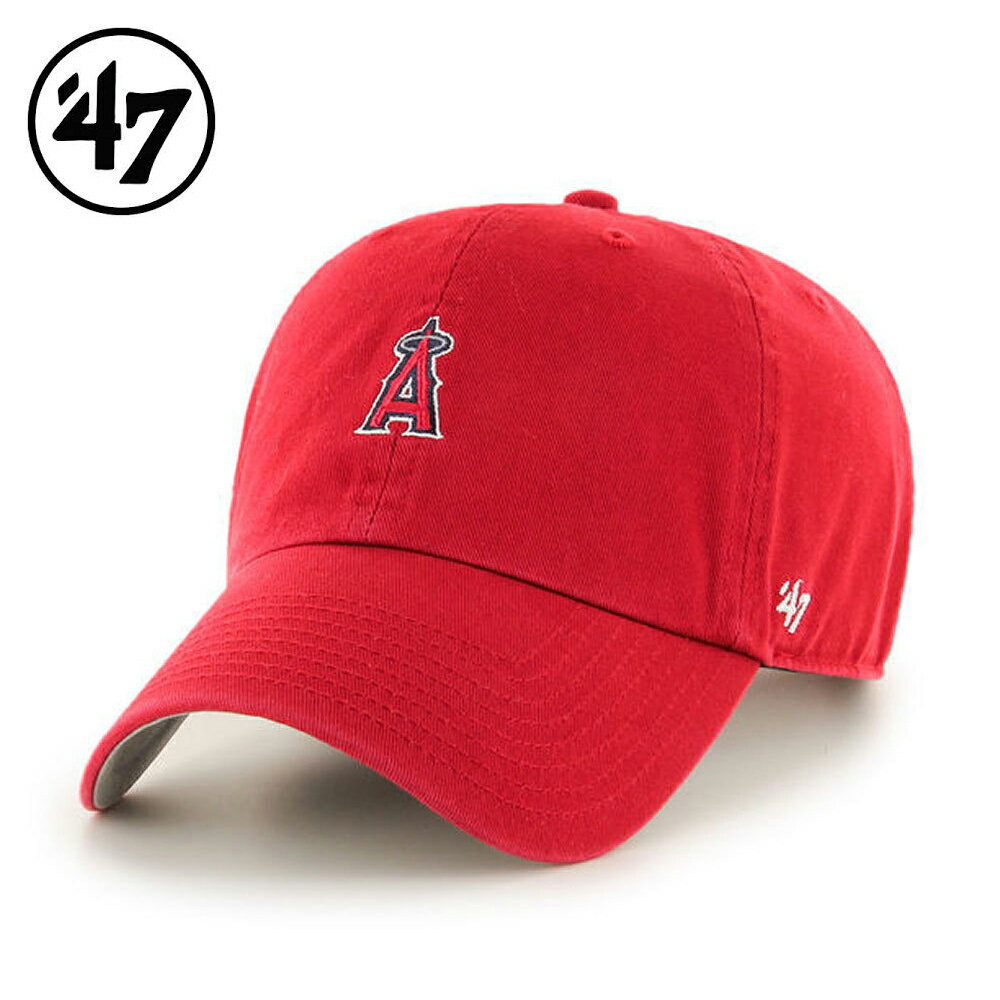 Rakuten - '47 LA Angels Base Runner CLEAN UP Red ローキャップ エンゼルス ベースランナー クリーンナップ レッド 赤 LOWCAP Red フォーティーセブン フリーサイズ メンズ レディース 男女兼用 大谷翔平