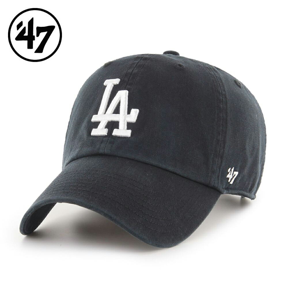Rakuten - '47 LA Dodgers CLEAN UP ローキャップ ドジャース クリーンナップ ブラック 黒 LOWCAP Black フォーティーセブン フリーサイズ メンズ レディース 男女兼用