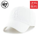 '47 LA DODGERS CLEAN UP å ɥ㡼 ꡼ʥå ۥ磻xۥ磻ȥ  LOWCAP WHITE X WHITE LOGO եƥ֥ ե꡼  ǥ ˽ ëʿ