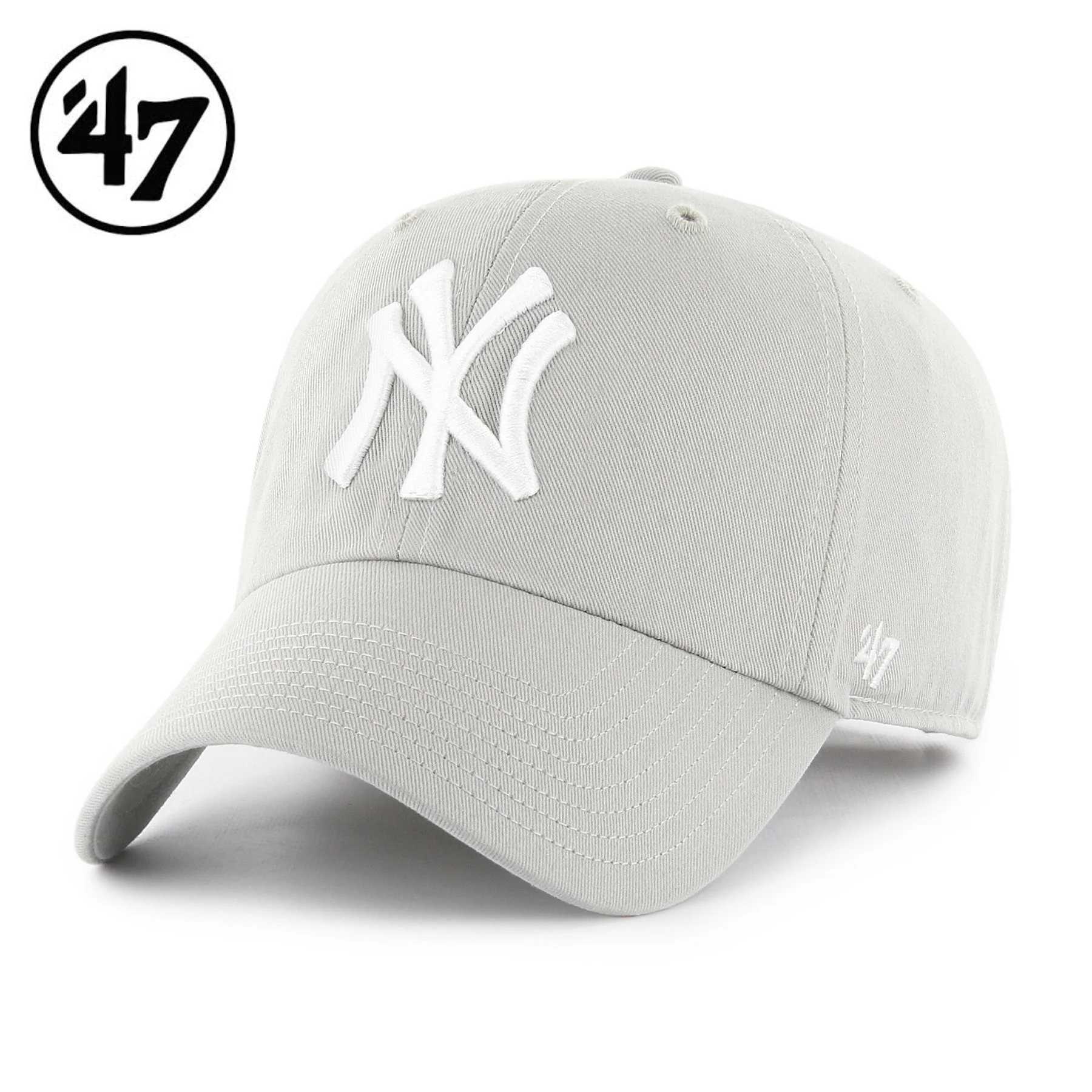 Rakuten - '47 NY YANKEES CLEAN UP ローキャップ ヤンキース クリーンナップ グレー 帽子 LOWCAP Grey フォーティーセブン フリーサイズ メンズ レディース 男女兼用