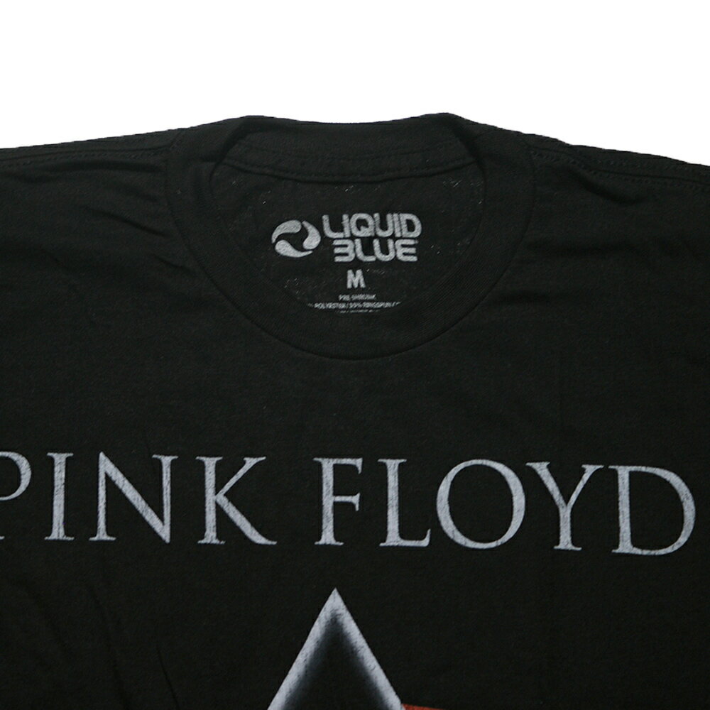 【送料無料】PINK FLOYD Classic Floyd ライセンス オフィシャル Tシャツ 公式 黒 半袖 Liquid Blue Poly-Cotton T-Shirt Black ピンクフロイド