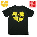 【送料無料】Wu-Tang Clan ウータン クラン ライセンス オフィシャル Tシャツ 公式 半袖 黒 T-Shirt Black