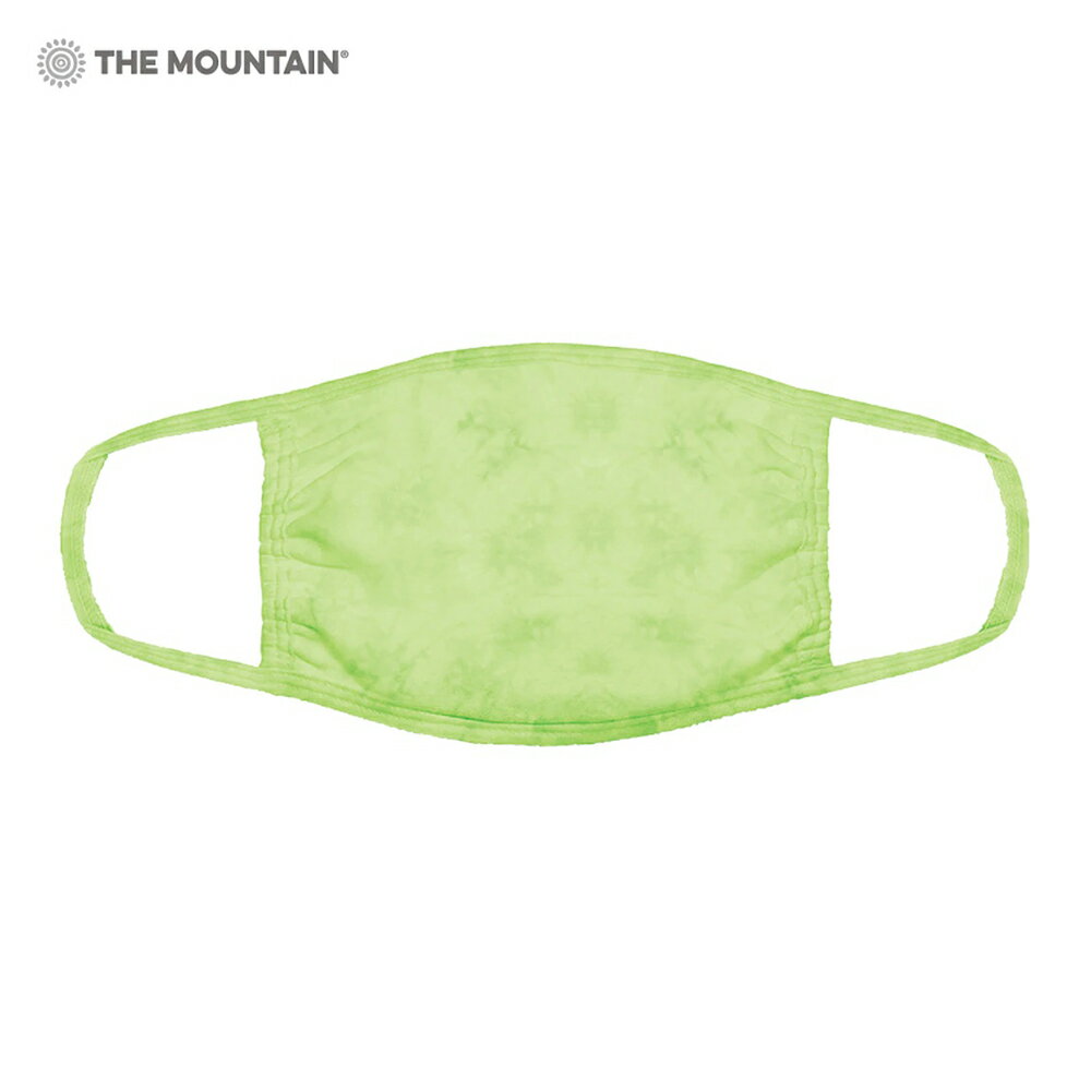 THE MOUNTAIN タイダイ フェイスマスク ライムグリーン 緑 Triple Layer Face Mask LimeGreen Dye-Only ザ・マウンテン