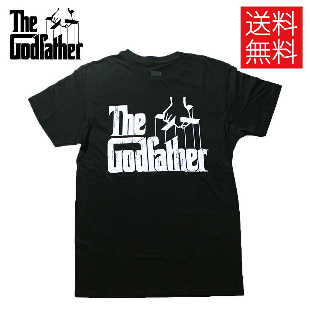 The Godfather DISTRESS COPY ライセンス オフィシャル Tシャツ 公式 黒 半袖 T-Shirt Black ゴッドファーザー