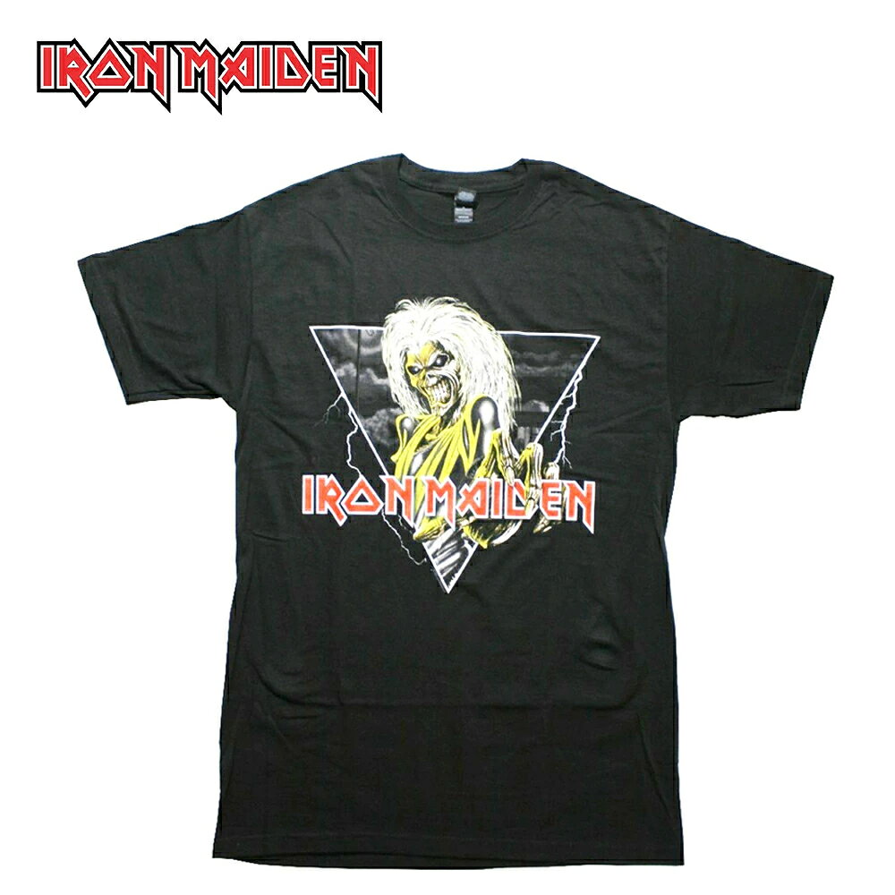 Iron Maiden KILLERS TRAIN ライセンス オフィシャル Tシャツ ブラック 公式 黒 半袖 T-Shirt Black アイアン・メイデン