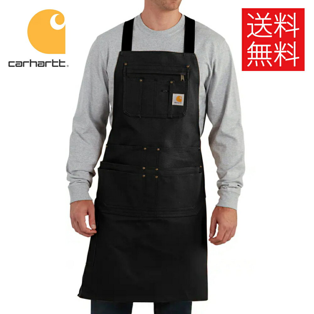 【送料無料】Carhartt FIRM DUCK エプロン ブラック 黒 APRON Black カーハート 作業着