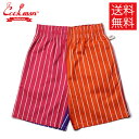 COOKMAN クックマン Chef Pants Short シェフパンツ ショート Crazy Pattern Hot クレイジーパターン ホット Stripe ストライプ Multicolor マルチカラー イージーパンツ メンズ レディース 男女兼用 カジュアル