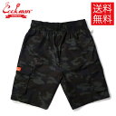 COOKMAN クックマン Chef Pants Short Cargo シェフパンツ ショート Ripstop Camo Black Woodland リップストップ カモ ブラック ウッドランド 迷彩 黒 イージーパンツ メンズ レディース 男女兼用 カジュアル