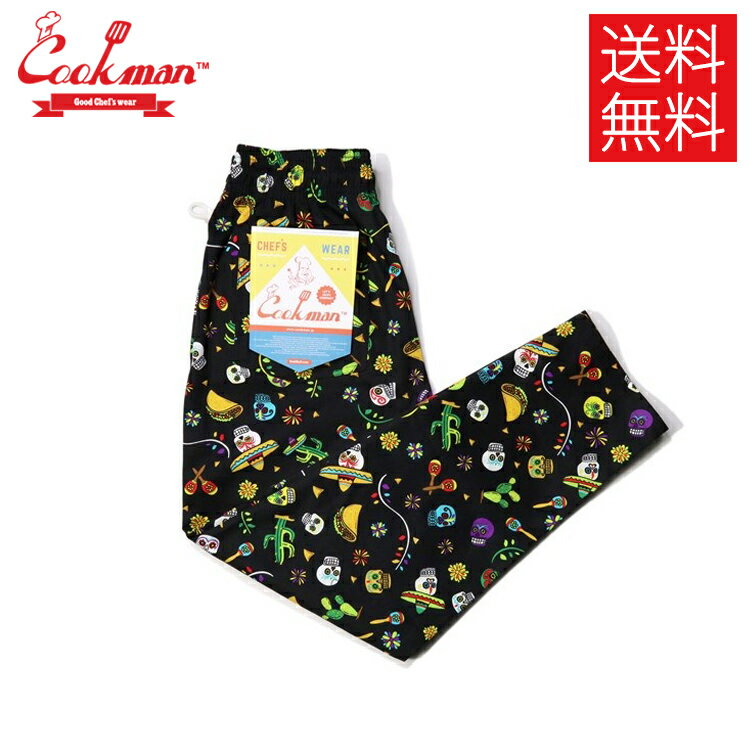 ������̵����COOKMAN ���å��ޥ� Chef Pants �����եѥ�� Mexico Black �ᥭ���� �֥�å� �� ���������ѥ�� ��� ��ǥ�����...
