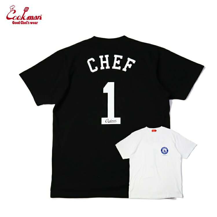 COOKMAN NbN} T-shirts TVc No.1 Chef zCg ubN   White Black  Y fB[X jp JWA