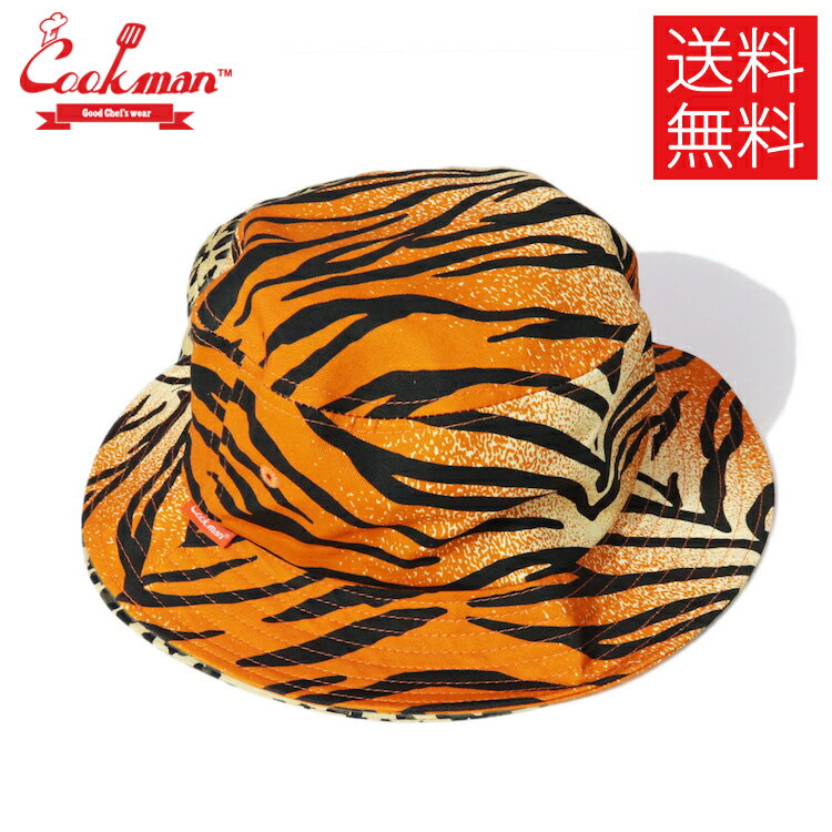 【送料無料】COOKMAN クックマン Bucket Hat バケットハット Tiger Orange タイガー オレンジ メンズ レディース 男女兼用 カジュアル