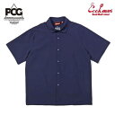 COOKMAN Work Shirts Light ワークシャツ ライト Navy ネイビー 半袖 クックマン メンズ レディース 男女兼用