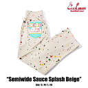 COOKMAN クックマン Semiwide Chef Pants Sauce Splash Beige スプラッシュ ベージュ セミワイド シェフパンツ イージーパンツ メンズ レディース 男女兼用 カジュアル(4)