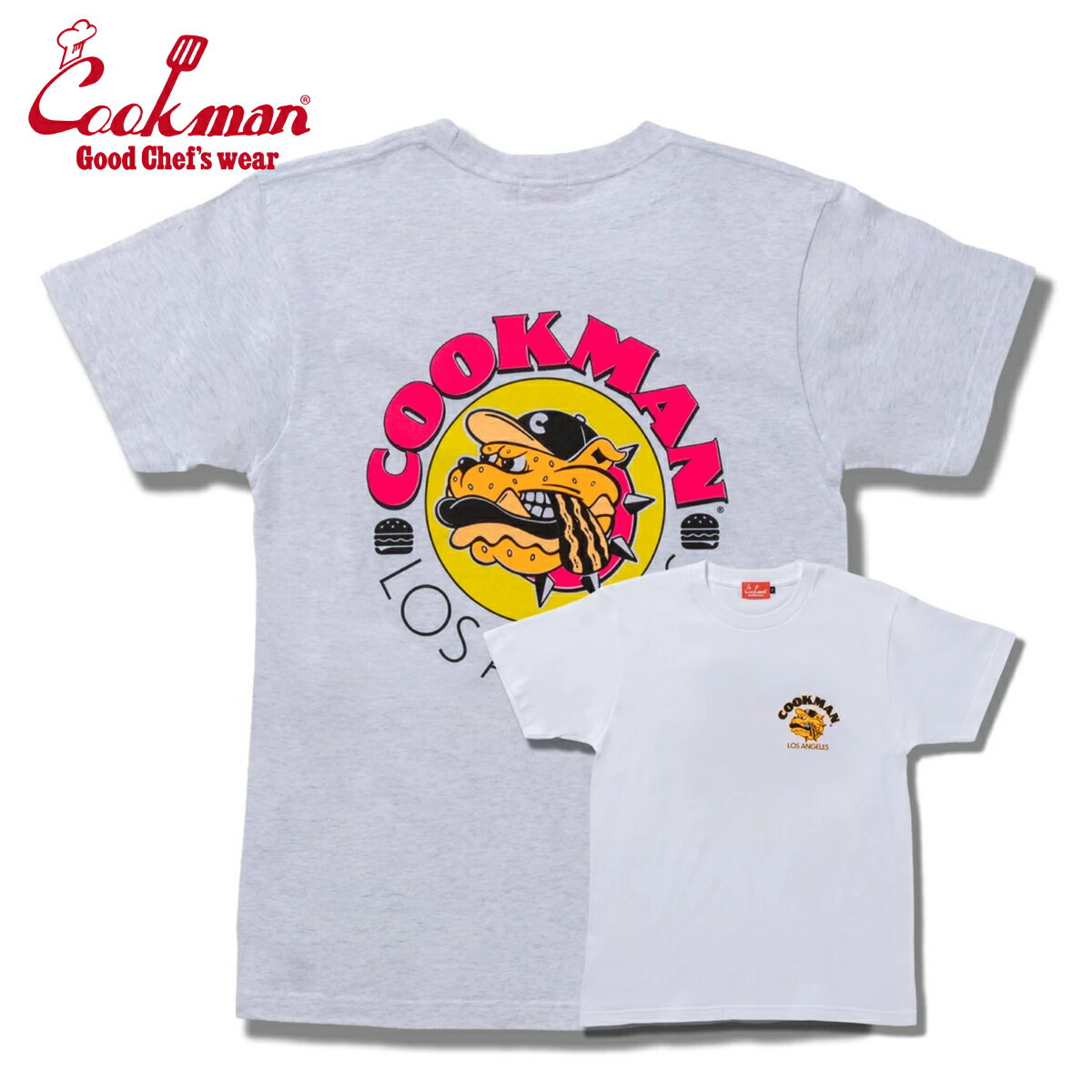 Rakuten - COOKMAN Burger Dog Tシャツ バーガードッグ 半袖 T-shirts クックマン メンズ レディース 男女兼用