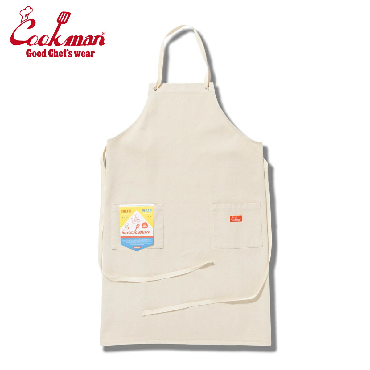 Rakuten - COOKMAN ロングエプロン デニムナチュラル Long Apron Denim Natural クックマン メンズ レディース 男 女 unisex ユニセックス