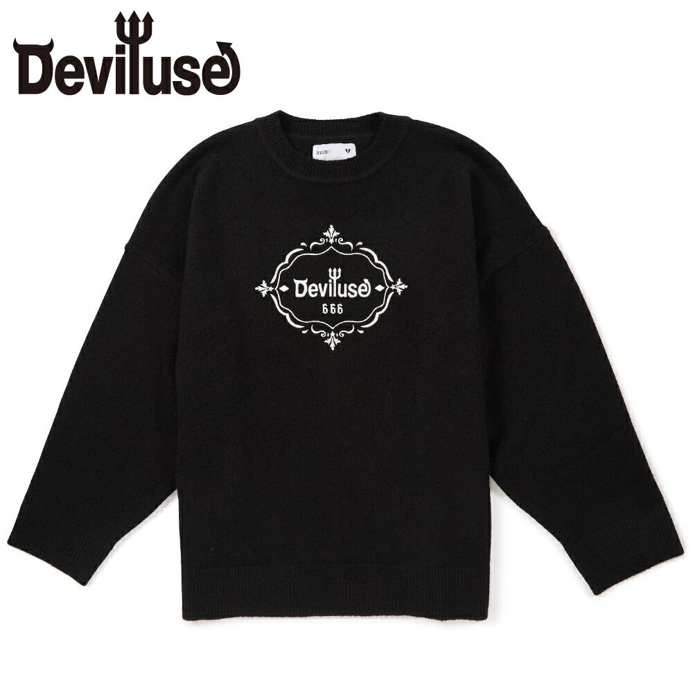 Deviluse Emblem 롼ͥå ˥å Knit ǥӥ桼