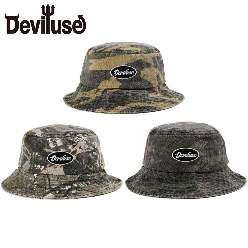 Rakuten - Deviluse Camo バケット ハット カモ 帽子 迷彩 Bucket Hat デビルユース