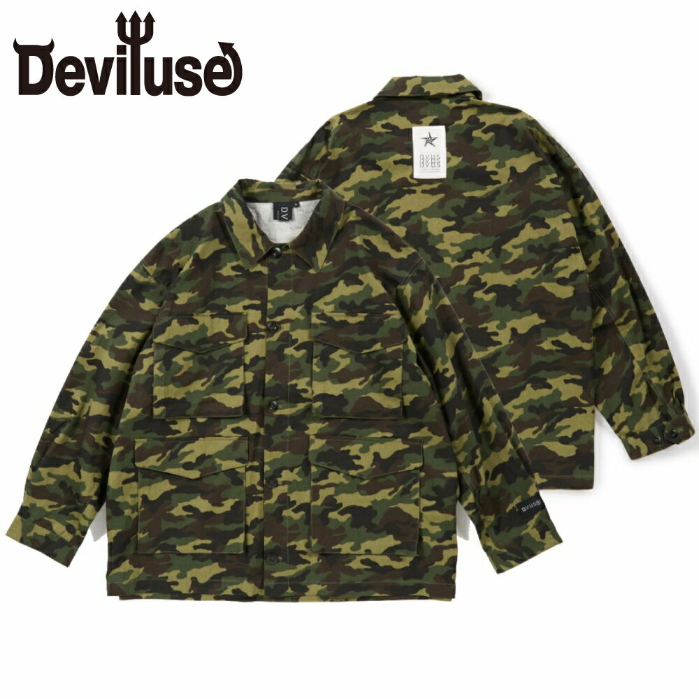 Rakuten - Deviluse Fatigue ジャケット ライトアウター JKT JACKET デビルユース