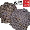 LEFLAH switched チェックシャツ ロングスリーブ グレー カーキ 長袖 check shirts Grey Khaki レフラー