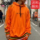 LEFLAH pullover ジャージパーカー プルオーバーフーディー オレンジ pullover jersey parka hoodie Orange レフラー