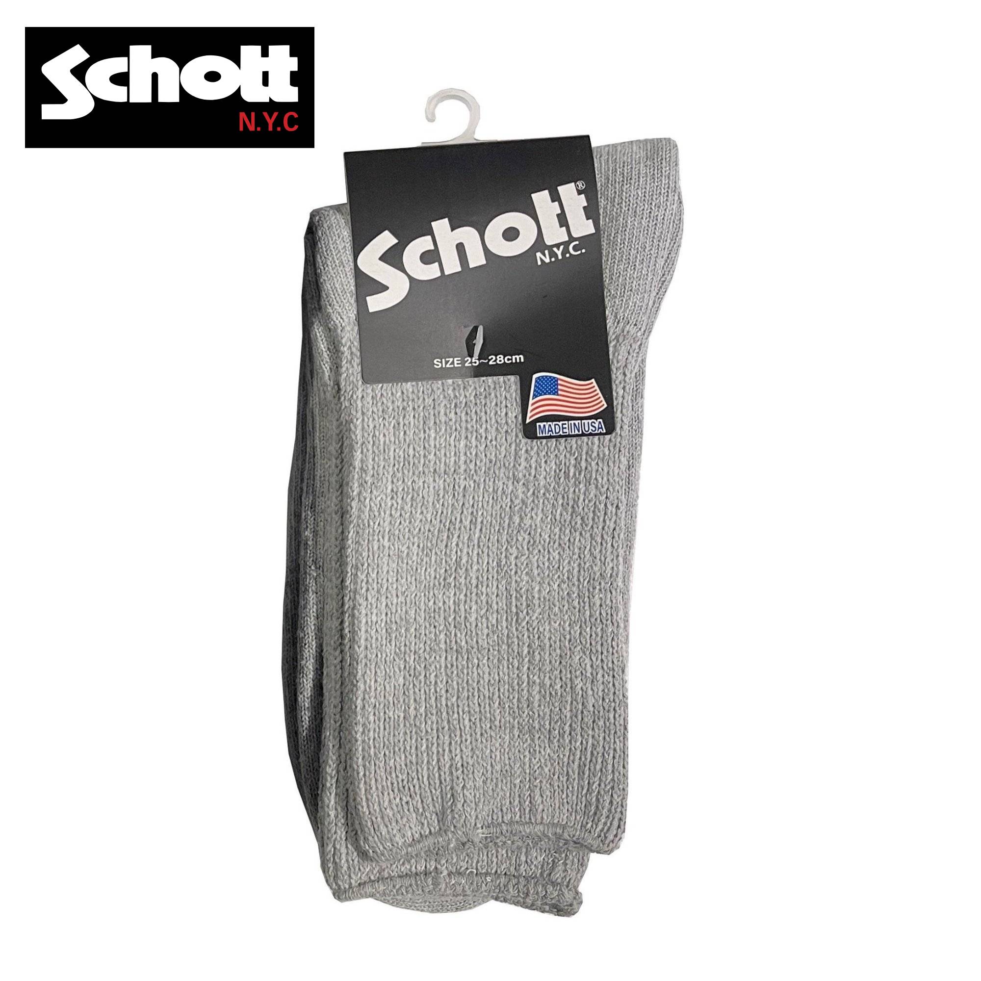 Schott USA å 졼  SOCKS Grey å