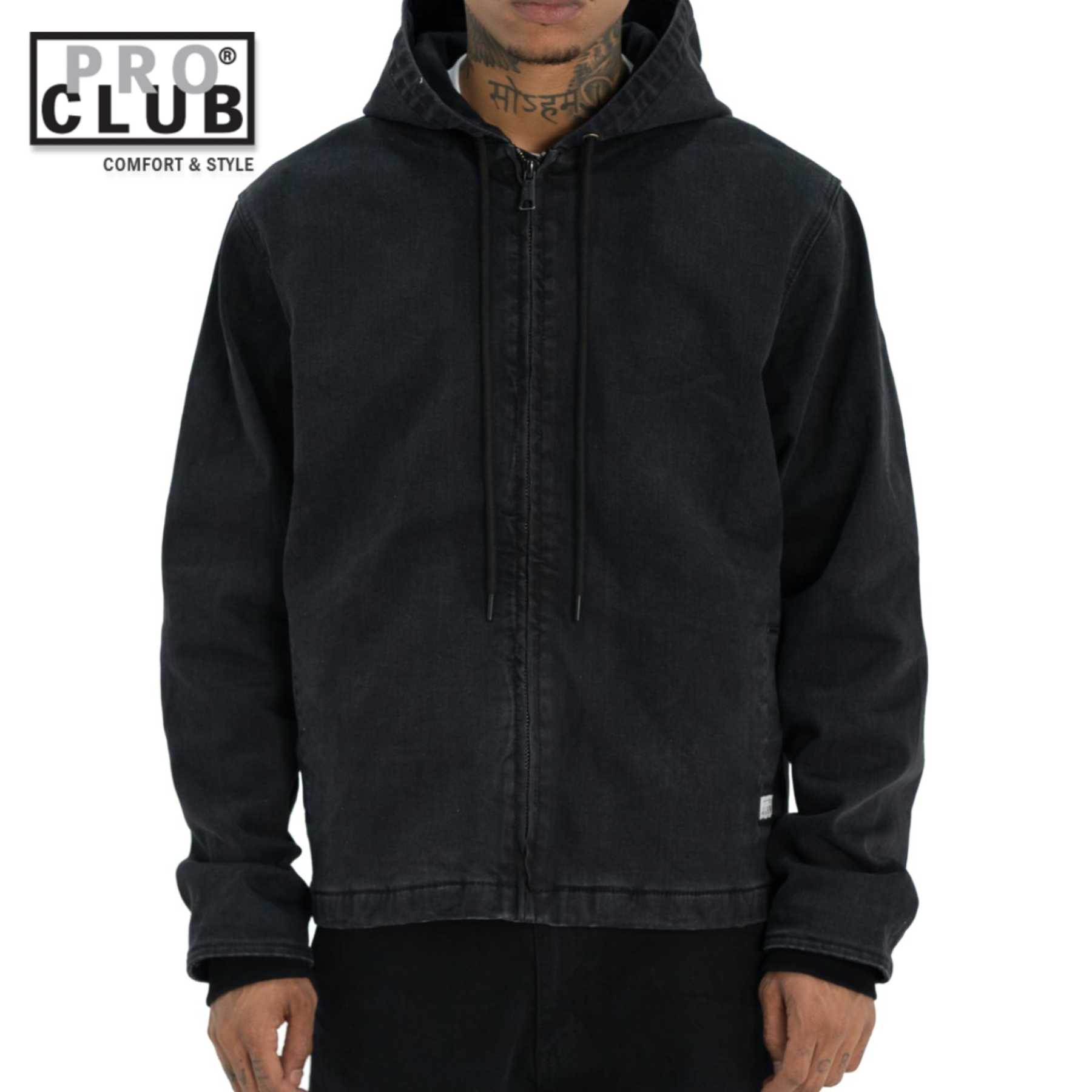 Rakuten - PRO CLUB HEAVY WEIGHT DENIM ZIP ジャケット デニム ジップ ブラック JACKET Black プロクラブ ストリートファッション