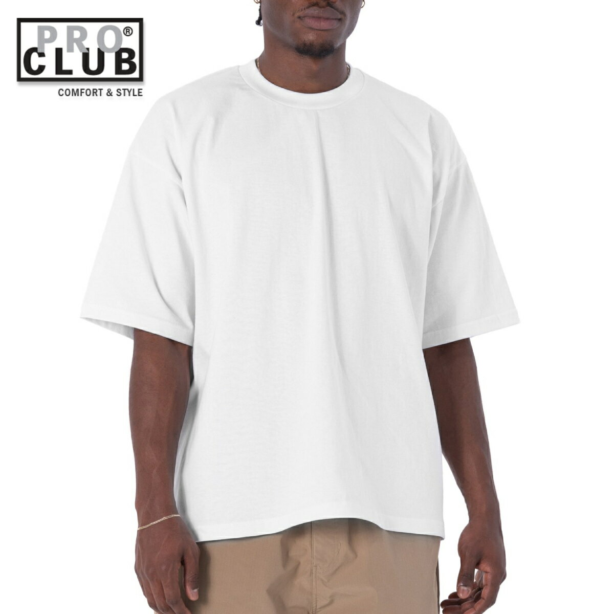 Rakuten - PRO CLUB HEAVYWIDE Tシャツ ショートスリーブ ホワイト 白 半袖 TEE White プロクラブ
