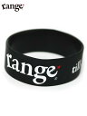 楽天Atomicdope　アトミックドープ【range】シリコンバンド 黒 range rubber bracelet Black ブレスレット レンジ