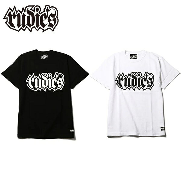 RUDIE'S SPARK Tシャツ 黒 白 半袖 Tee Black White ルーディーズ