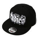 SPARK SNAPBACK CAP BLACK スナップバックキャップ ブラック 黒 ルーディーズ フリーサイズ