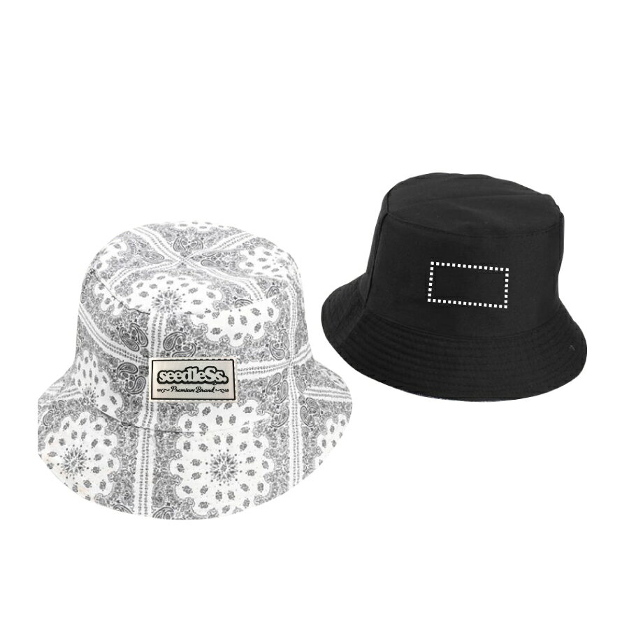 【送料無料】seedleSs sd Paisley バケットハット リバーシブル 帽子 reversible bucket hat シードレス メンズ レディース 男女兼用 ワンサイズ(内径 約58cm) 3